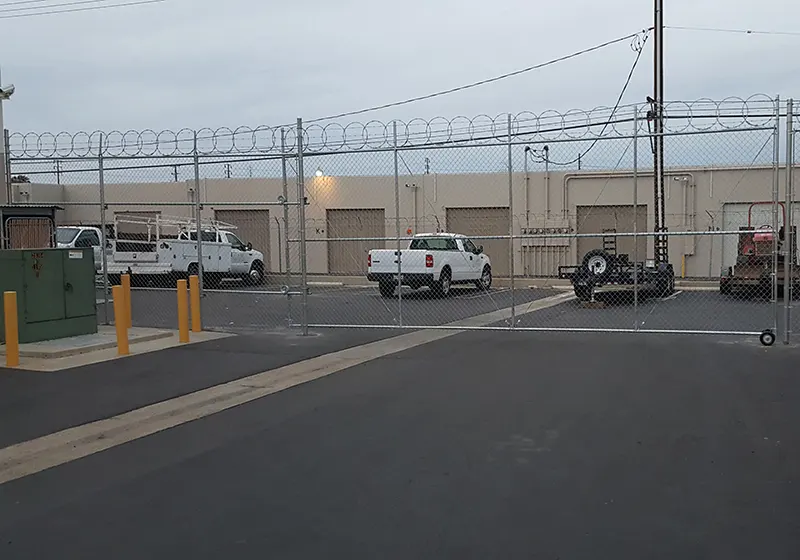 Pedestrian & Driveway Chain Link Gate Installation